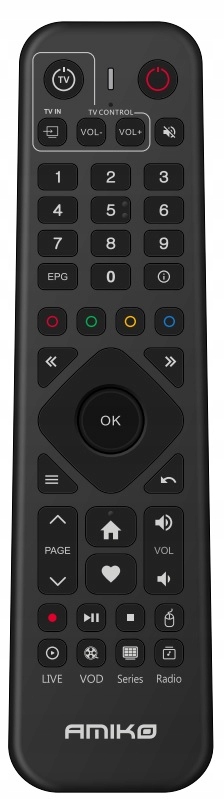 Pilot Amiko do dekoderów Amiko A4/A5/A6