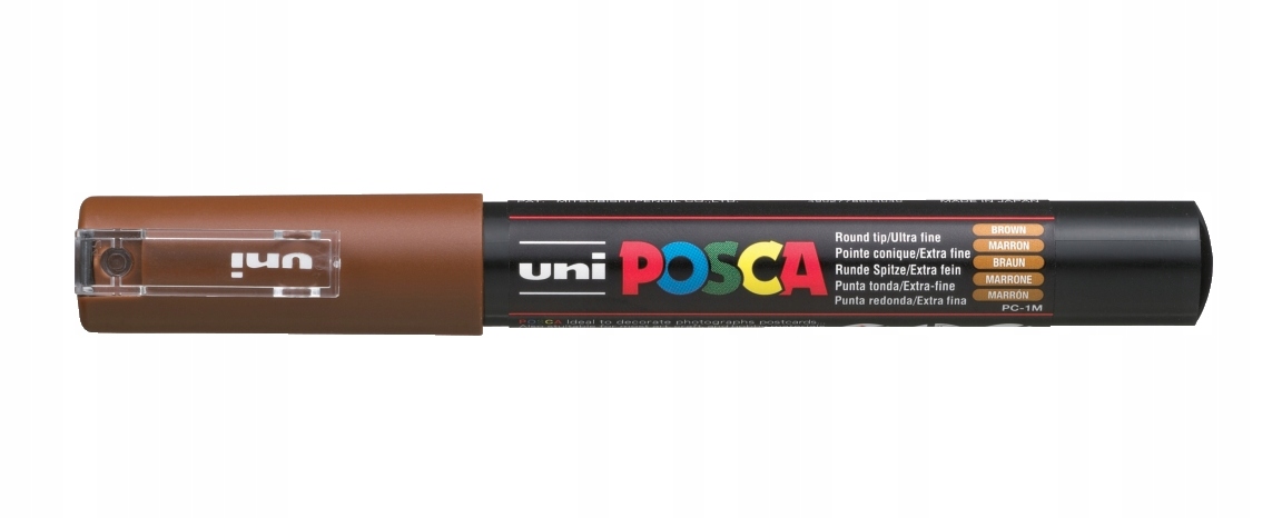 

Marker z farbą plakatową Posca PC-1M brązowy