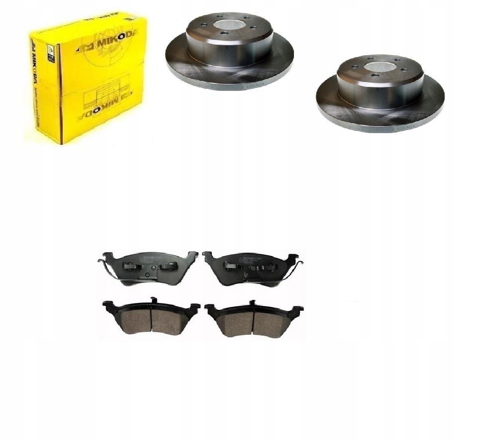 Kotouče Kostky Grand Voyager Voyager Caravan 1996-2008 Zadní 290M