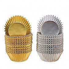 Papilotki do babeczek metaliczne srebrne 40szt EAN (GTIN) 5902230785205