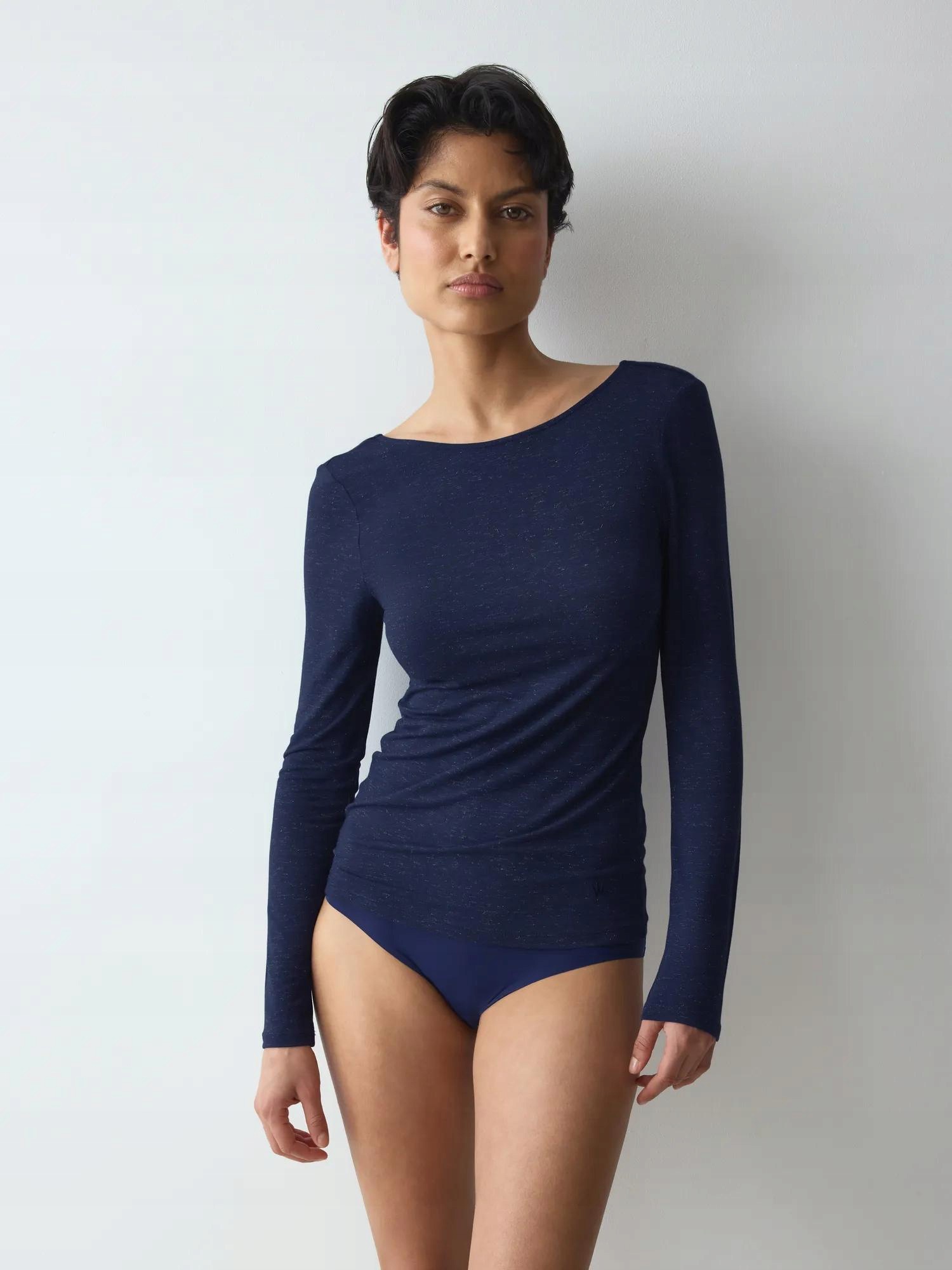 Beauty Layers Top Lsl Lurex Xs