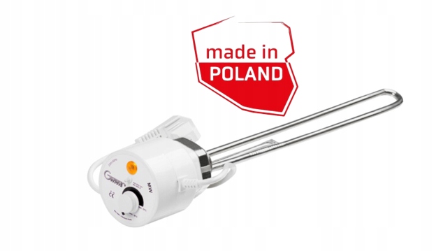 Polský ohřívač bojleru s termostatem a vypnutým napájením 3000 W 3 kW 5/4"