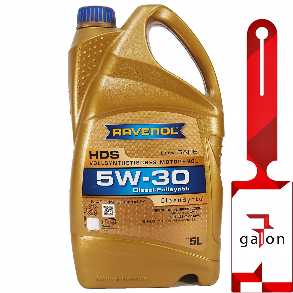 

Ravenol Hds 5W30 CleanSynto 5L