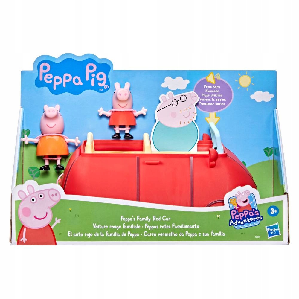 

Hasbro Świnka Peppa Rodzinny Samochód 2 figurki