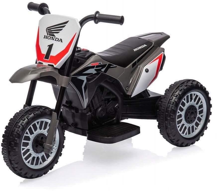 Baby Mix Honda Crf 450R pojazd, motocykl na akumulator Grey