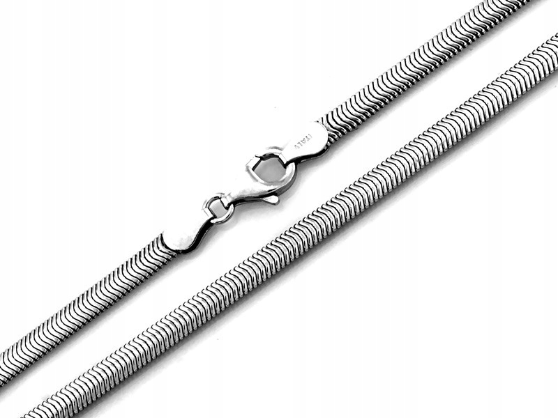 Stříbrný řetízek 925 klasická zmijková šňůra široká 4.4 mm r50 jako dárek