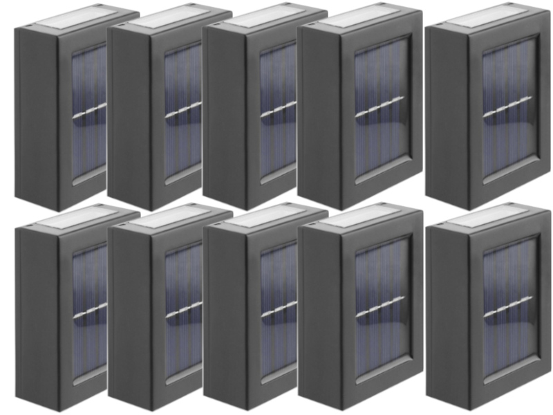 10 x nástěnné Led svítidlo na fasádu a stěnu senzor