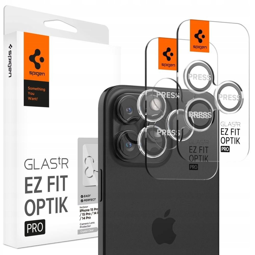 Osłona aparatu Spigen Glas.tR Ez Fit Optik Pro na iPhone 15 Pro 15 Pro Ma