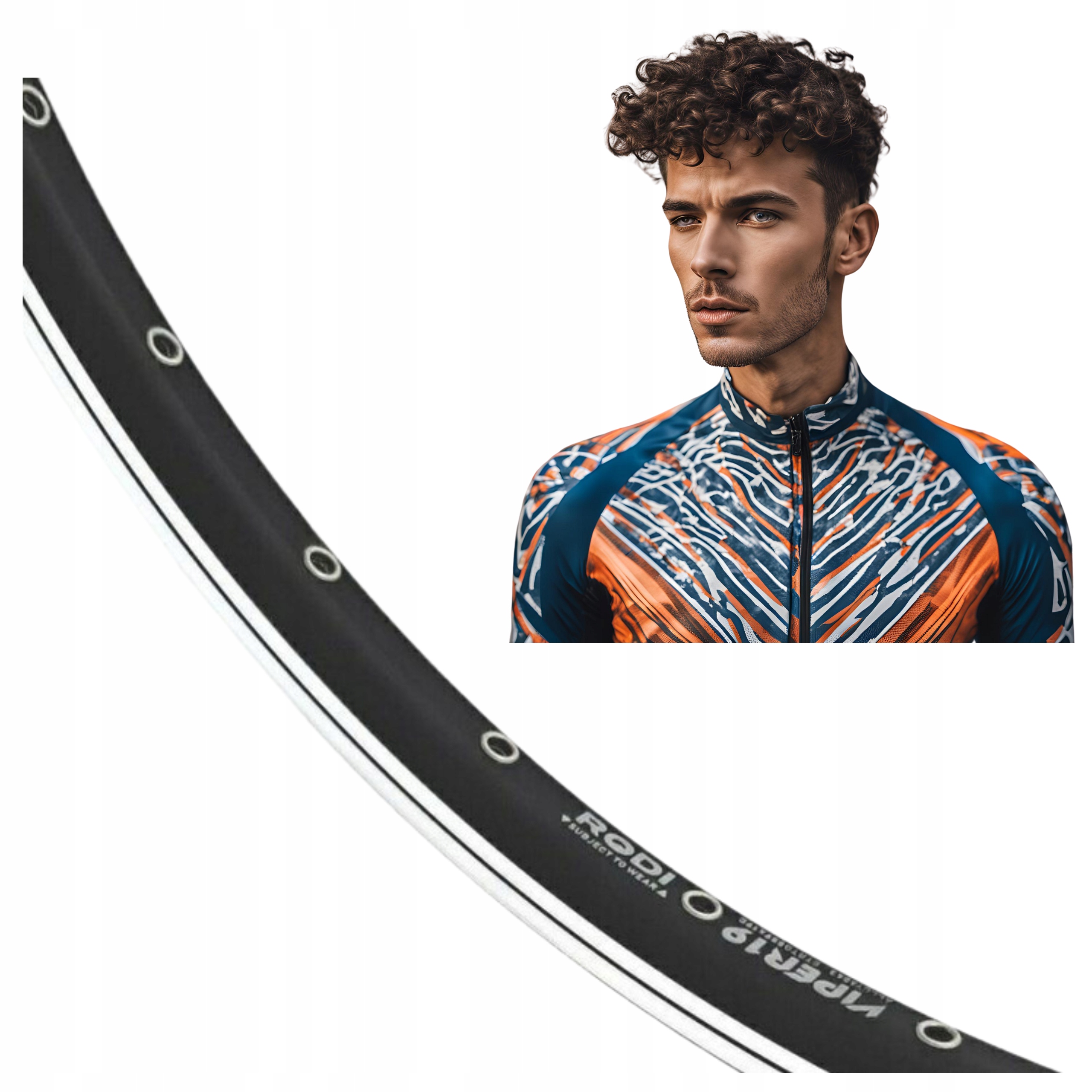 Ráfek VIPER19 28'' 622X19 36H černý – odolný a kompatibilní s V-brake