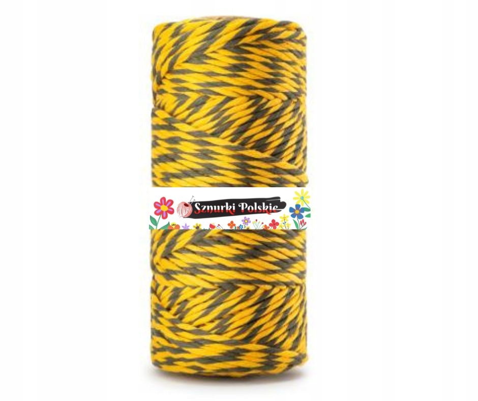 Sznurek skręcany twist Pszczoła 100m 3mm