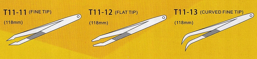3x PĘSETA PRECYZYJNA PINCETA PLASTIKOWA BRWI RZĘS PENSETA ESD JAKEMY JM-T11 EAN (GTIN) 5903815929779