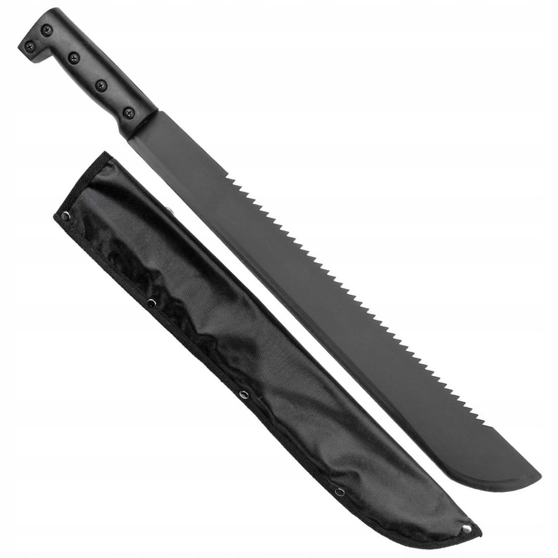 

Maczeta karczownik 60 cm w kaburze kabura piła 2w1