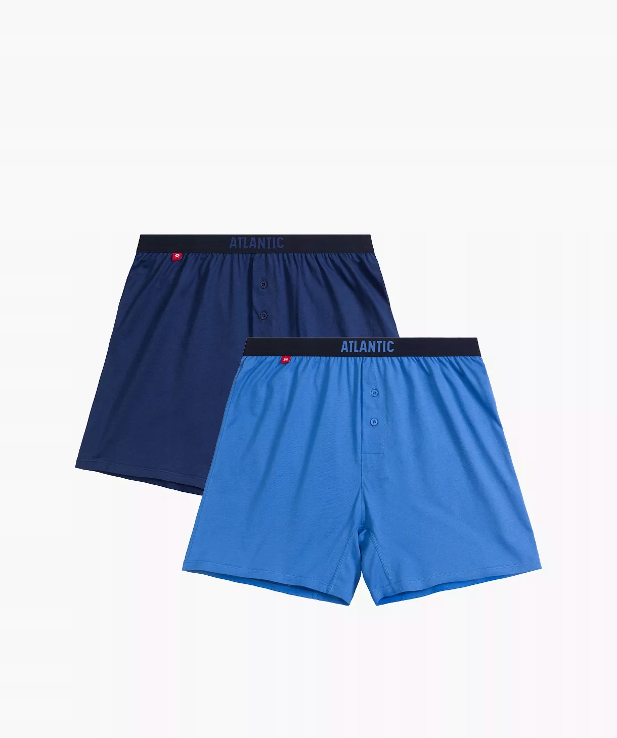 Atlantic Spodní Prádlo Boxerky 2MBX 025 2-pack modré XL
