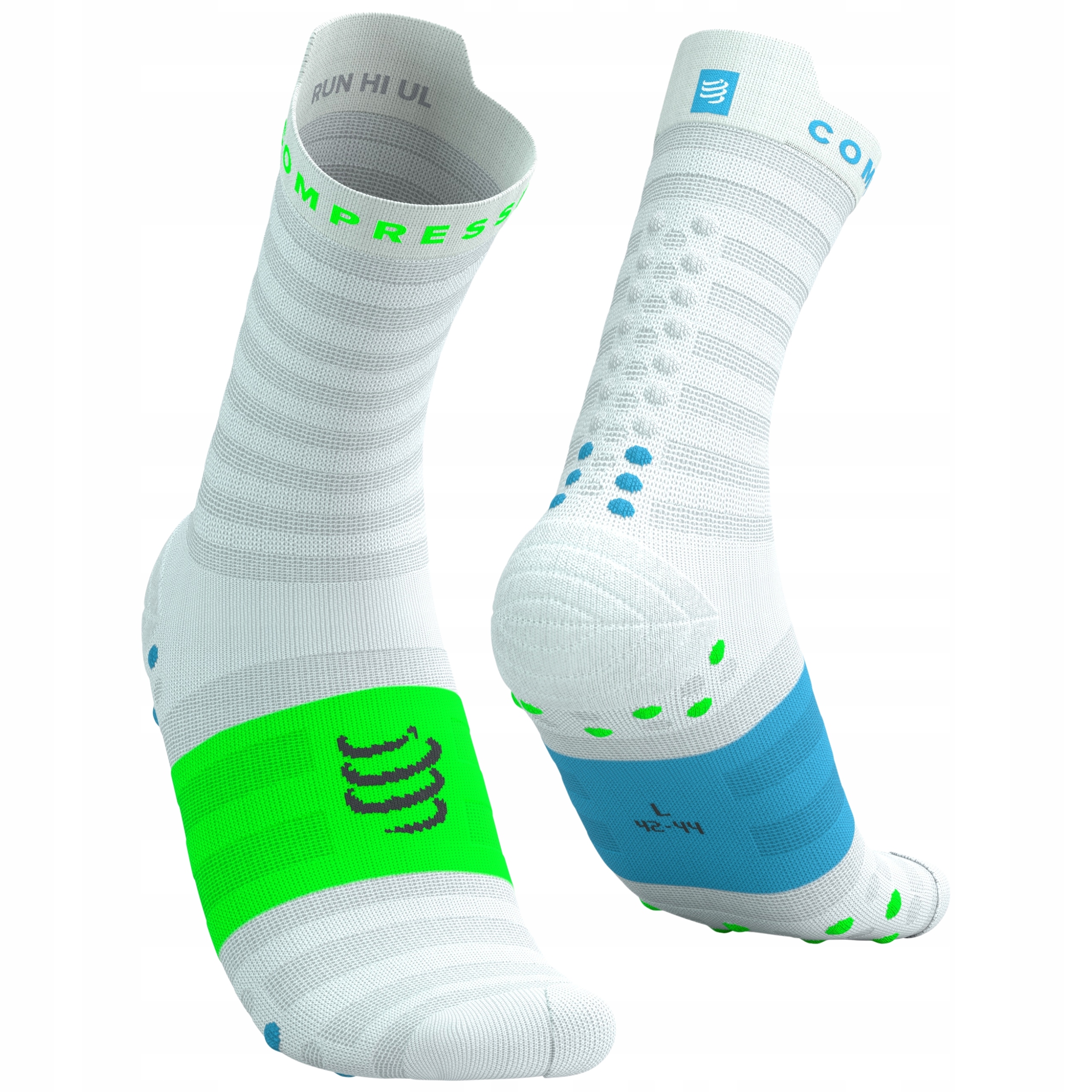 Skarpety Biegowe Compressport Proracing Socks V4 Ultralight Run High T2