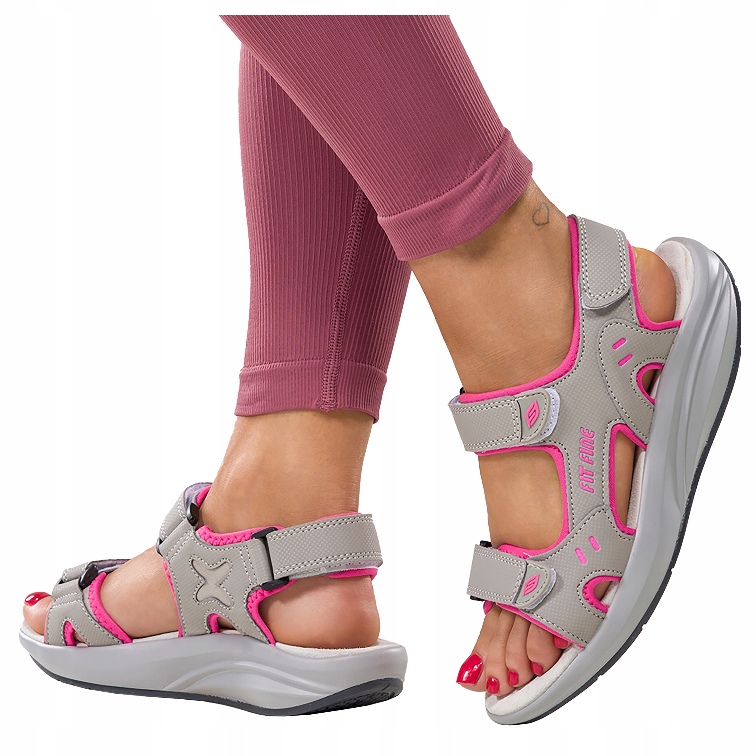 Sportovní lehké Sandály Dámské Pohodlné Prodyšné Měkké Platforma r 41