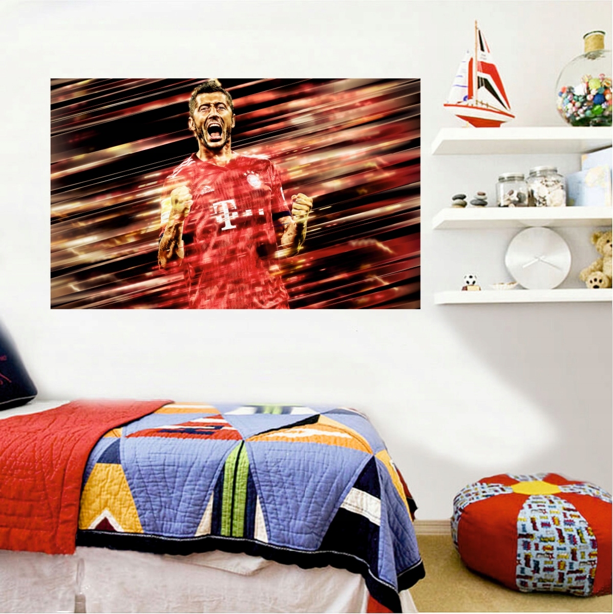 LEWANDOWSKI naklejka na ścianę 60 cm K490 Marka inna