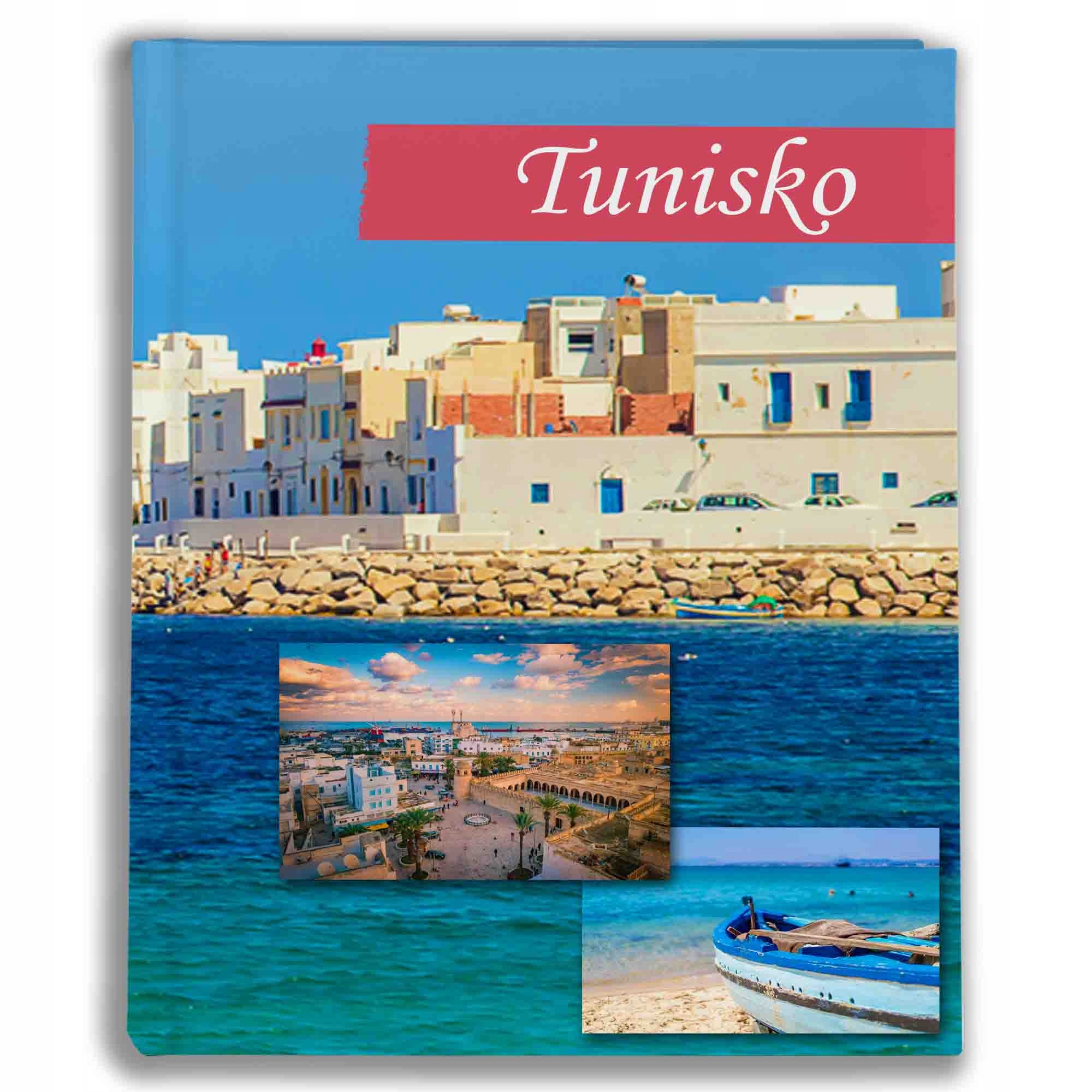 Tradiční album na fotografie s 60 černými listy 19,5x26 cm Tunisko 538(cz)