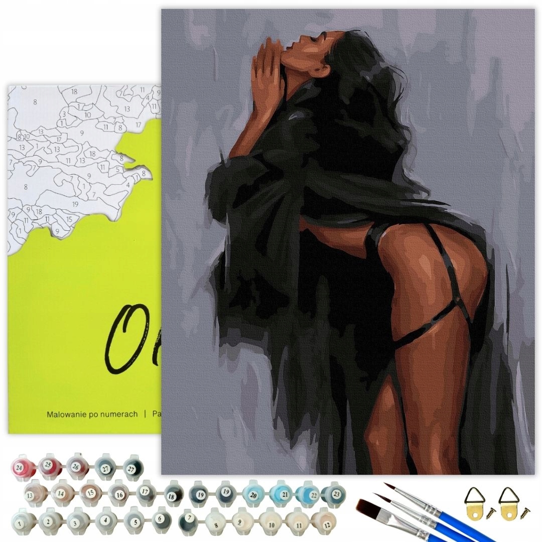 Malování Podle Čísel Žena Obrazy pro malování podle čísel s Rámem Oh Art