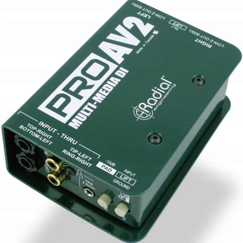 Radial PROAV2 Pasywny dibox Multimedia DI
