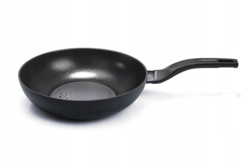 GŁĘBOKA PATELNIA WOK NOVA ALUMINIUM MONETA 28 CM