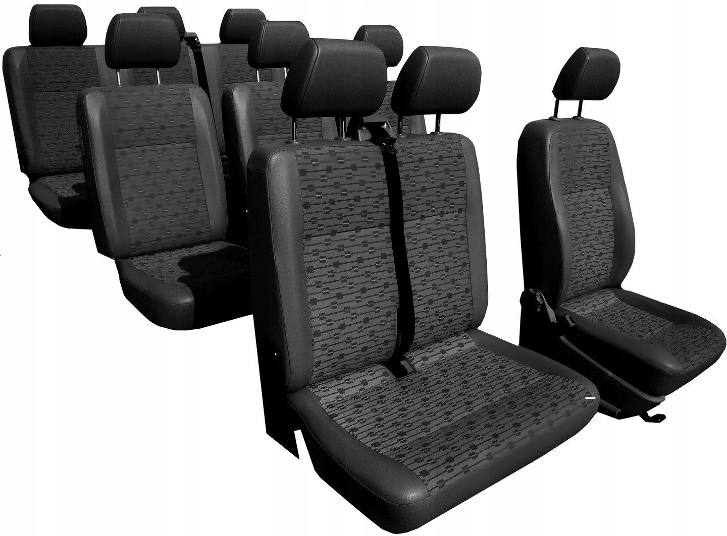 

Pokrowce dedykowane Vw Transporter T5 T6 9 osób