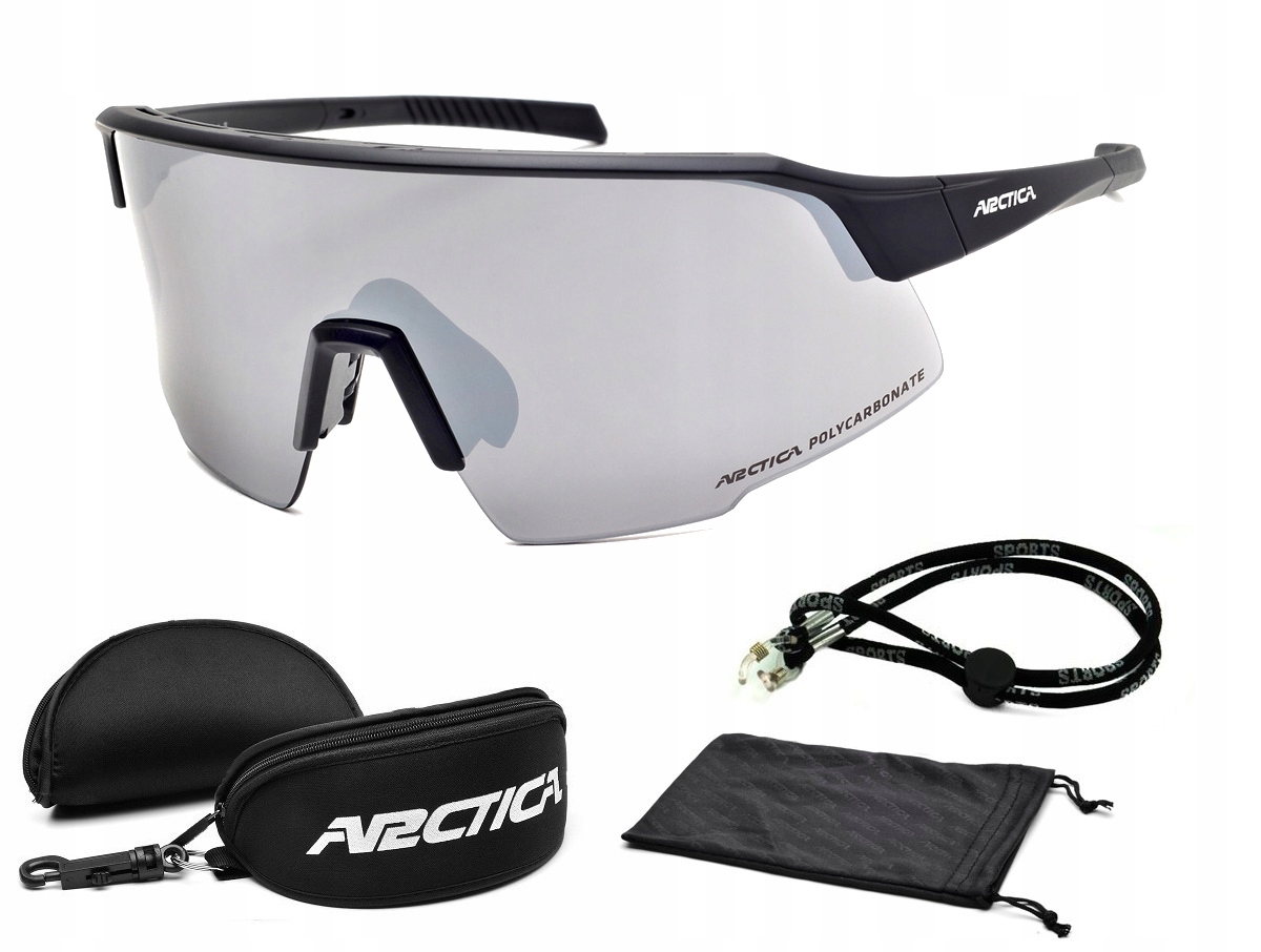 

Arctica Okulary Sportowe S-340 Rowerowe Duże Szkło