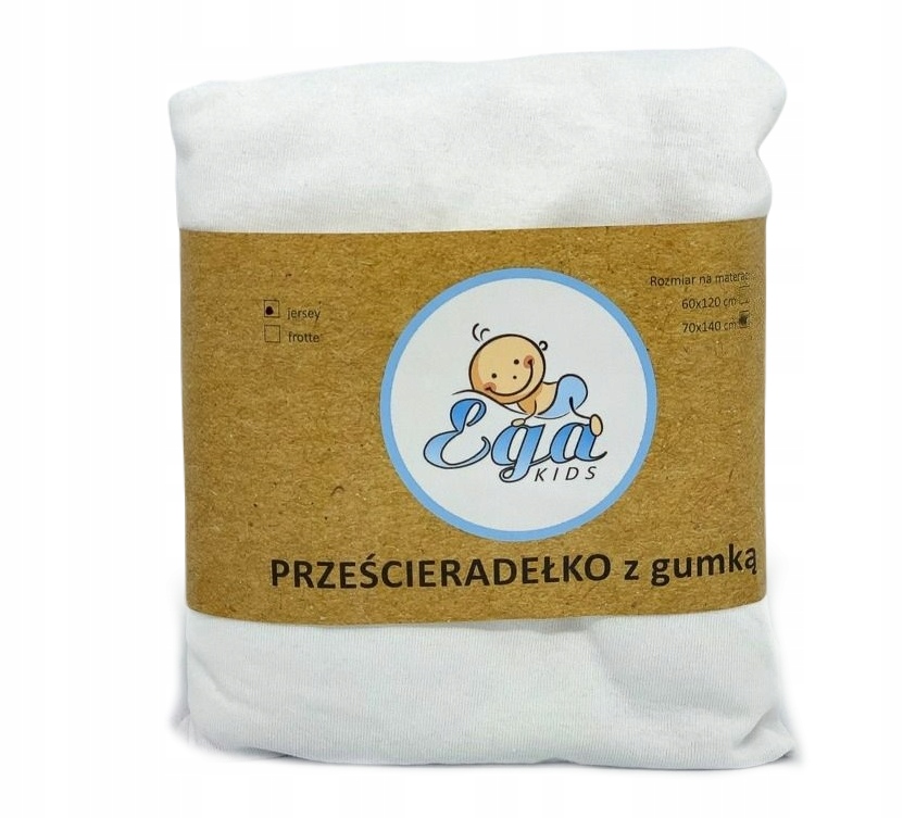 

Prześcieradło Do Łóżeczka Ega Kids 120X60 Jersey