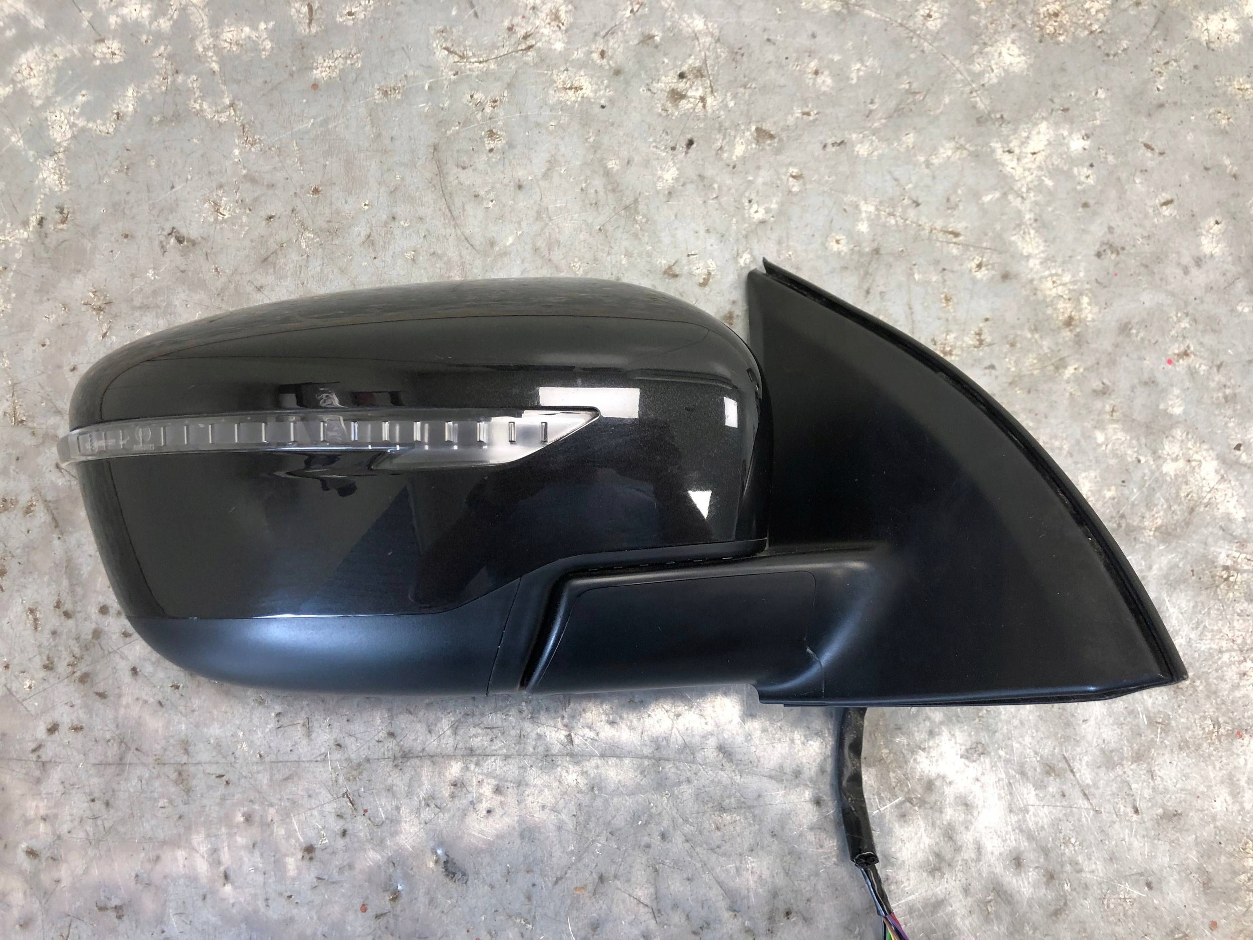 mirror right 9 PIN NISSAN QASHQAI II