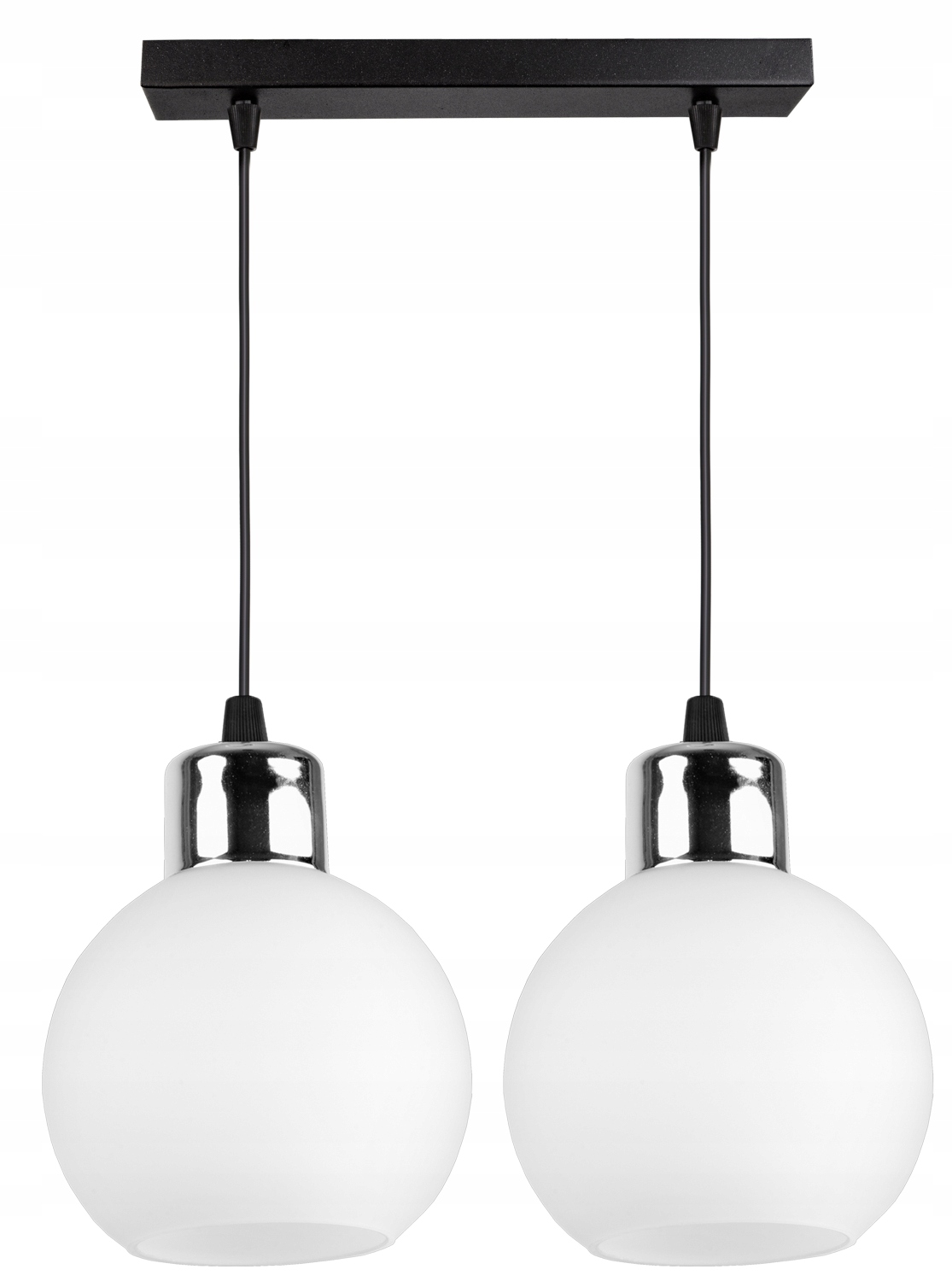 

Szklana Lampa Wisząca Sufitowa Żyrandol Kule Led