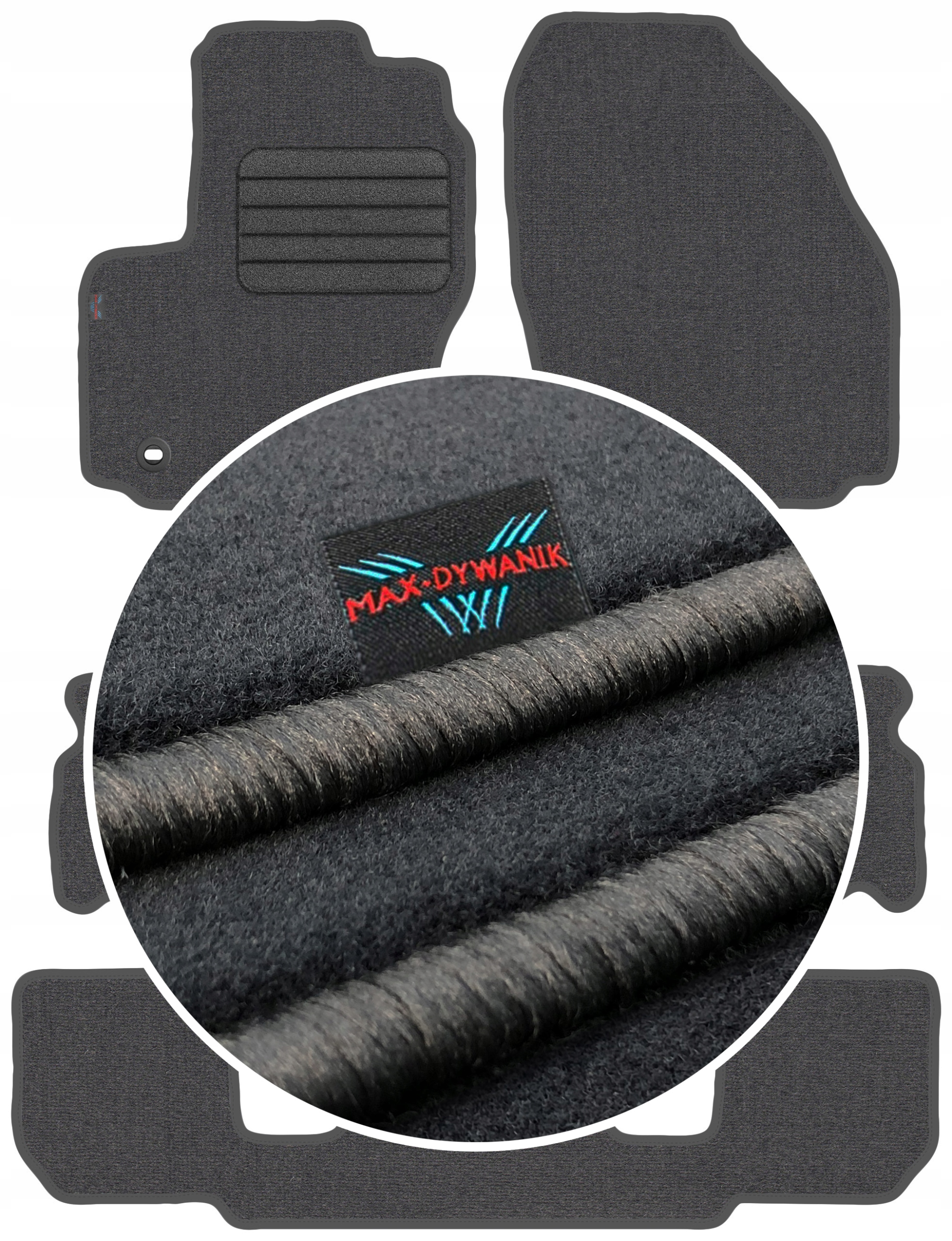 Ford S-Max I 7místný 2006-2010 Autokoberce Koberce do auta