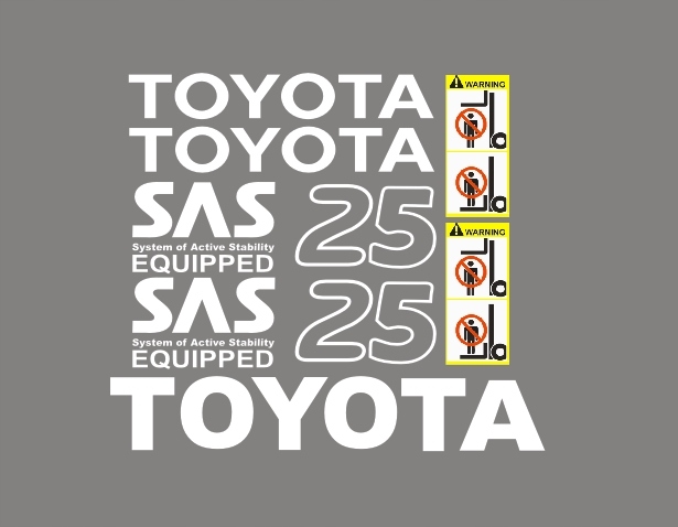 Samolepky polep Toyota 25