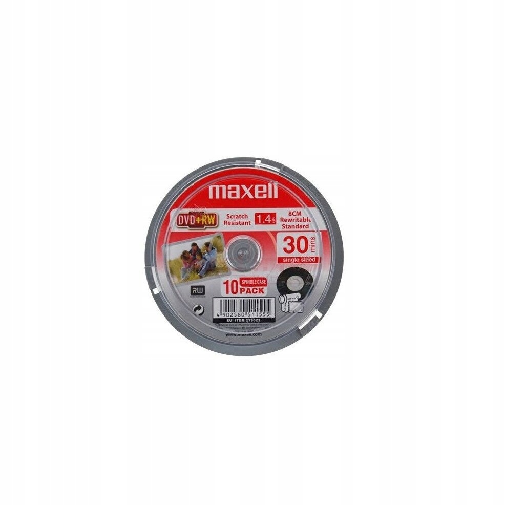 Kamerové disky Maxell Mini Dvd+rw 8 cm 1,4 Gb 100 ks