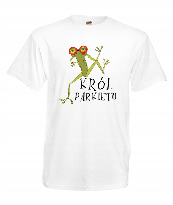 

S Koszulka Męska Żaba Frog Król Parkietu Żabka