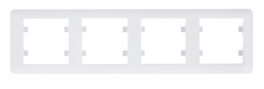 

Hager Lumina2 Ramka poczwórna biała WL5240