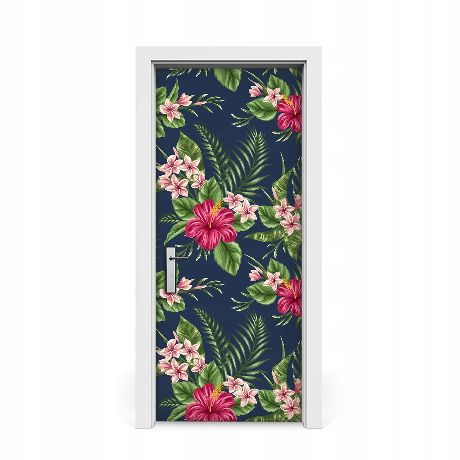 

Naklejka na drzwi okleina Malowane Kwiaty 85x205