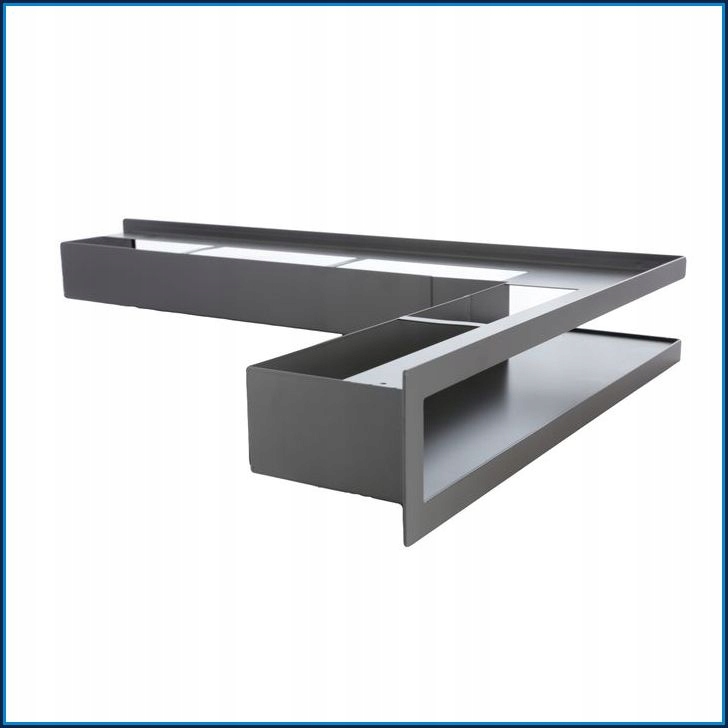 Kratka narożna luft czarna Ventlab 700x500/70 mm EAN (GTIN) 5907587925830