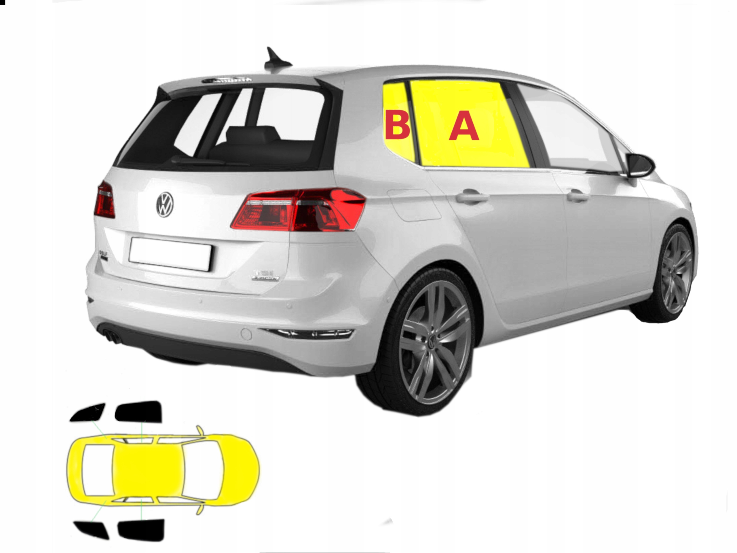 Занавески для VW Golf Sportsvan