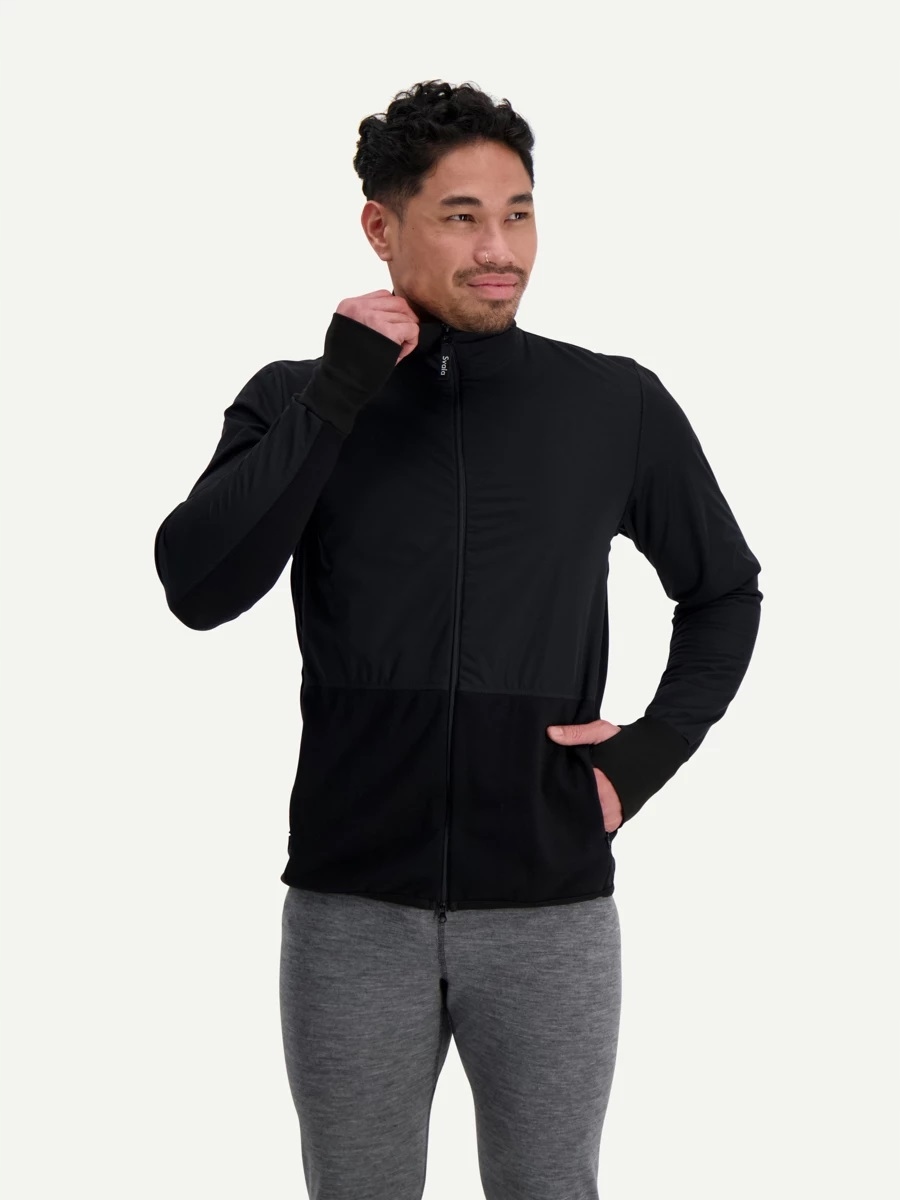 Bluza Hybrydowa Unisex Svala Hybrid Jacket Black XL