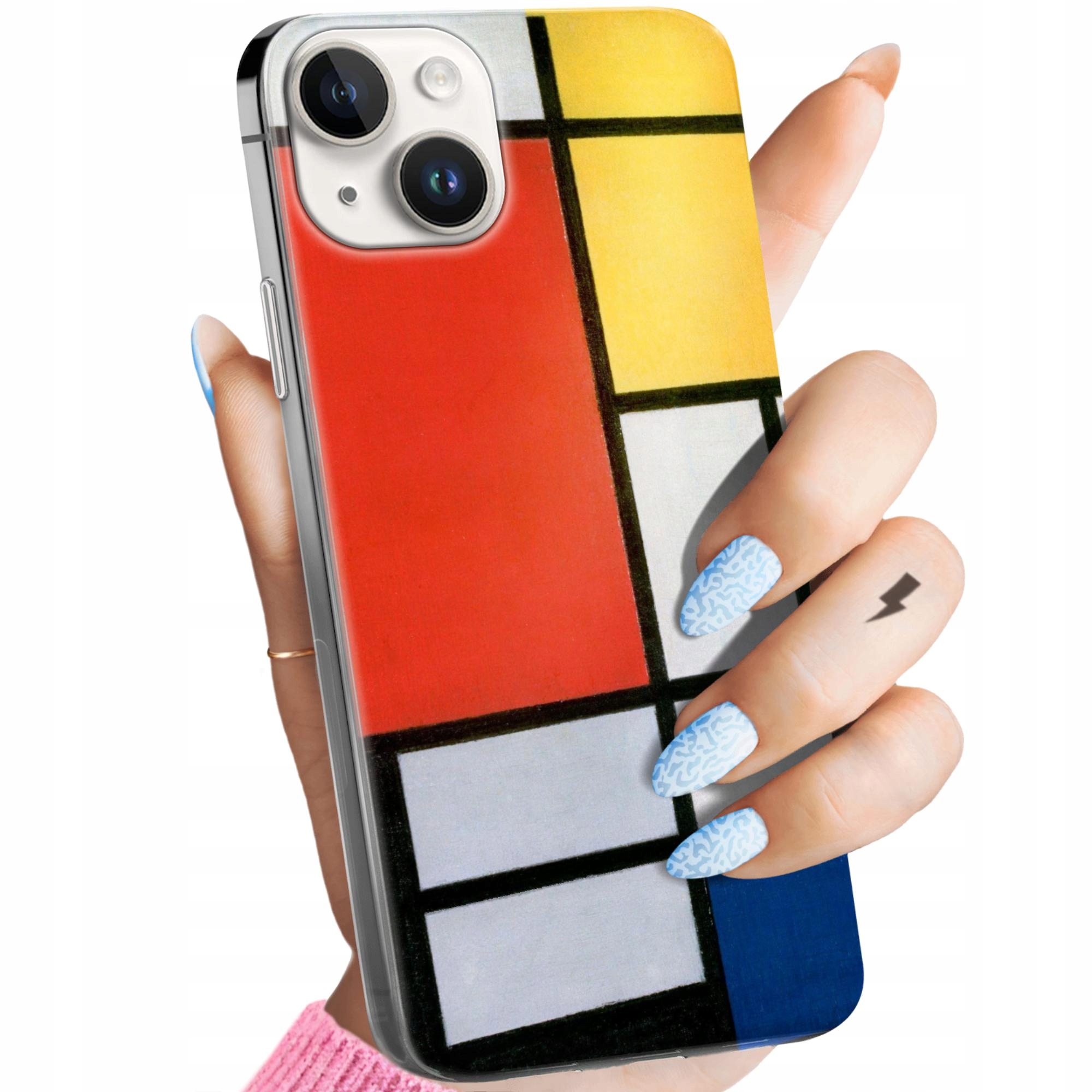 Etui Do Iphone 14 Plus Piet Mondrain Abstrakcja Geometria Obudowa