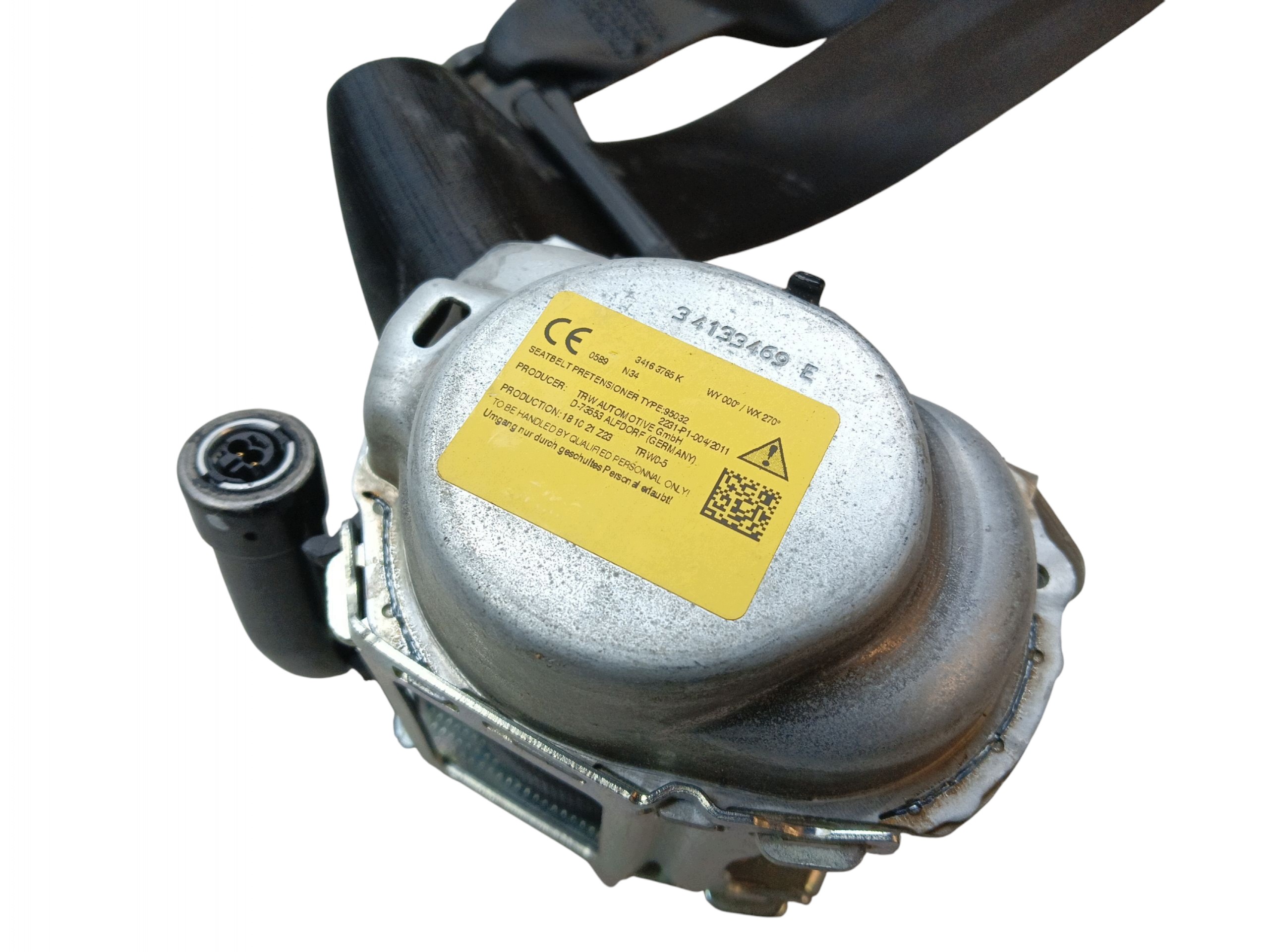 sicherheitsgurt links heck VOLKSWAGEN PASSAT B8 (2014-2019) KOMBI