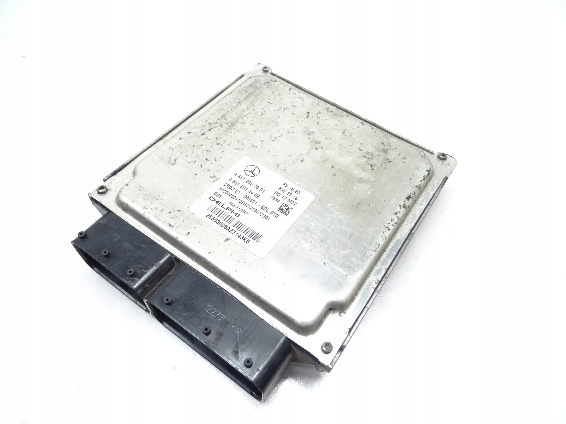 computer control unit of the engine MERCEDES CLA W117 a6519007003