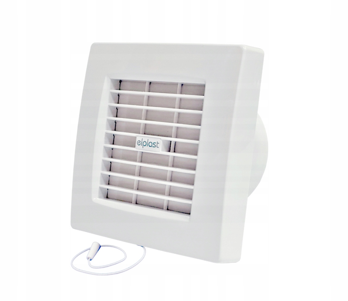 Koupelnový nástěnný ventilátor Potahová Žaluzie Elplast Atol 100 A 100 m3/h