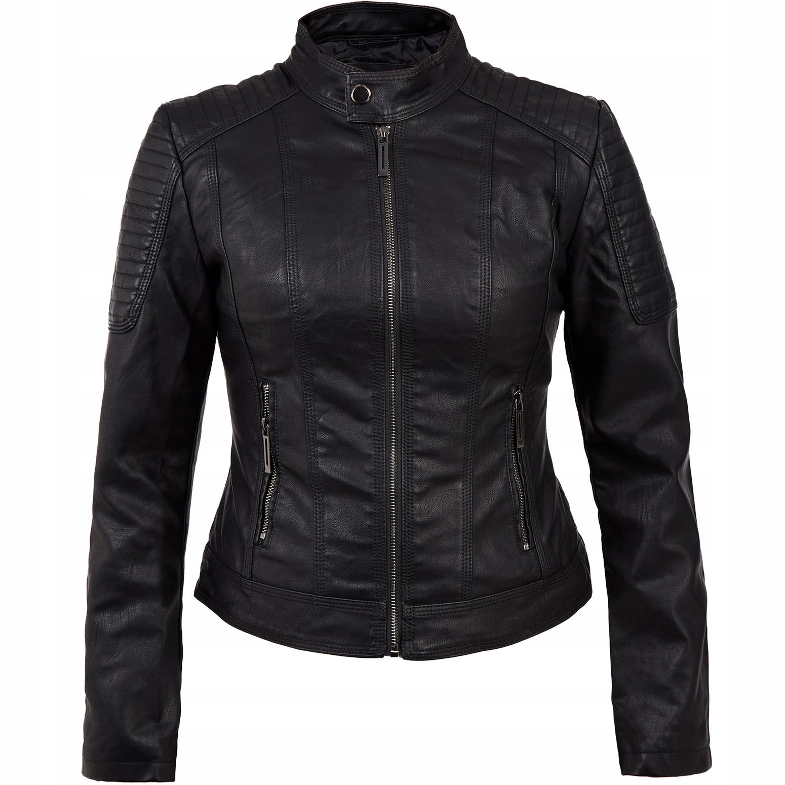 515_KURTKA Damska Skórzana Ramoneska Przejściowa Skóra XL