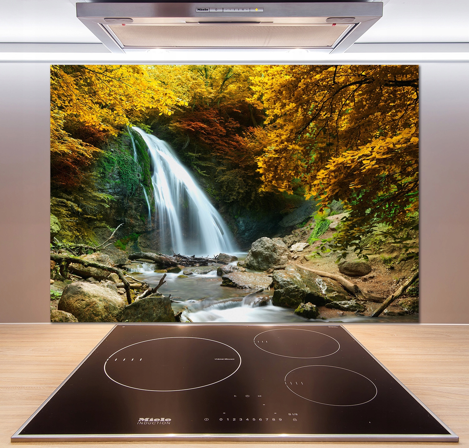 

Panel do kuchni Wodospad w lesie 100x70 cm + Klej