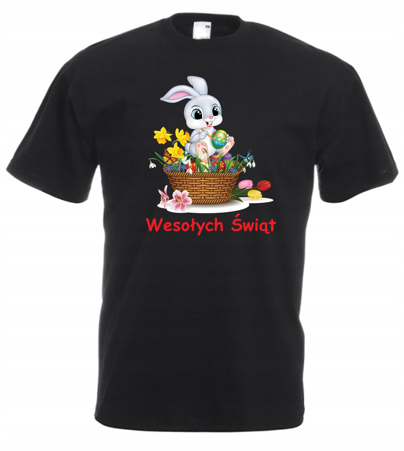 KOSZULKA ŚWIĄTECZNA WIELKANOCNA NA WIELKANOC ZAJĄC