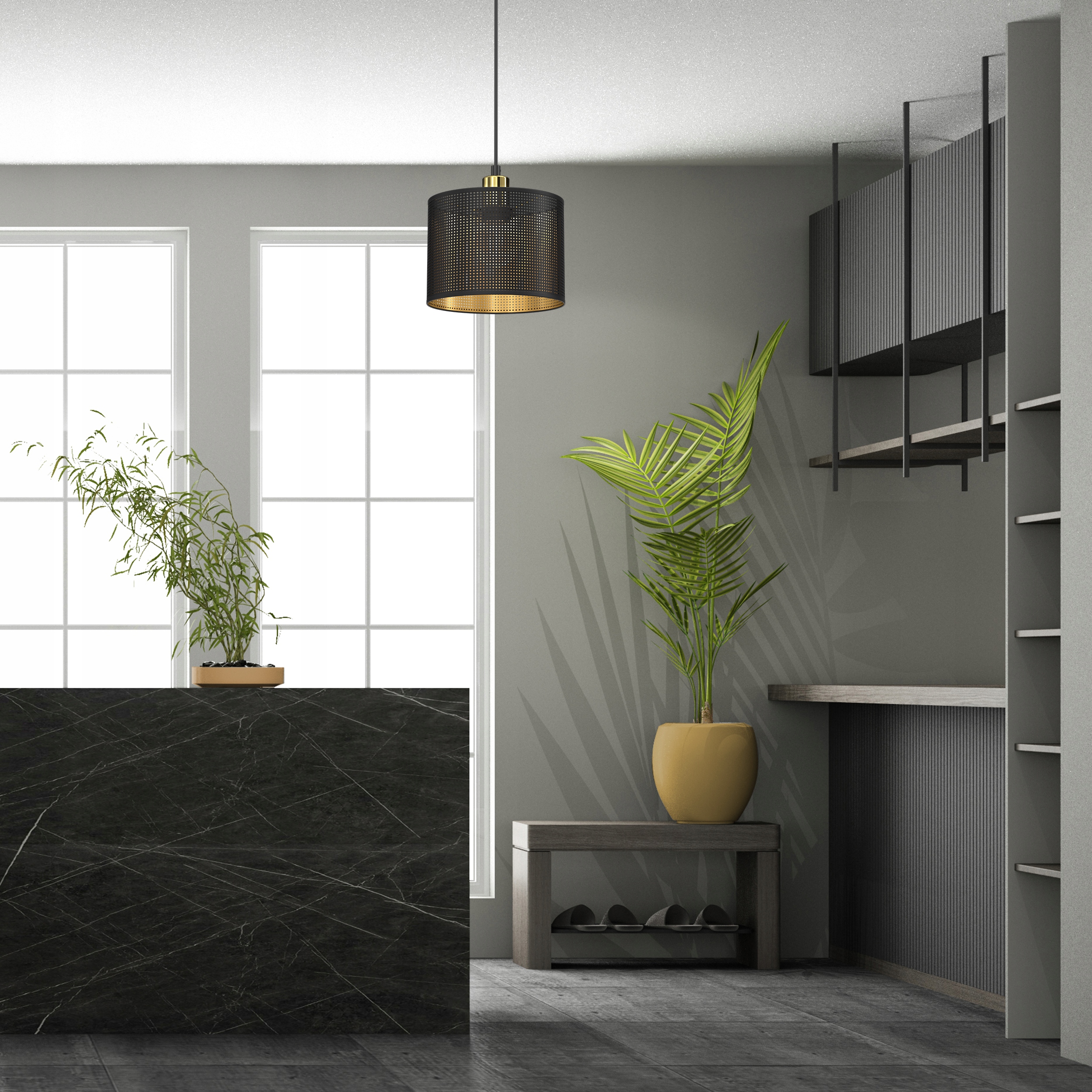 LAMPKA NOCNA STOŁOWA Z ABAŻUREM DZIURKI GABINETOWA Długość/wysokość 39 cm