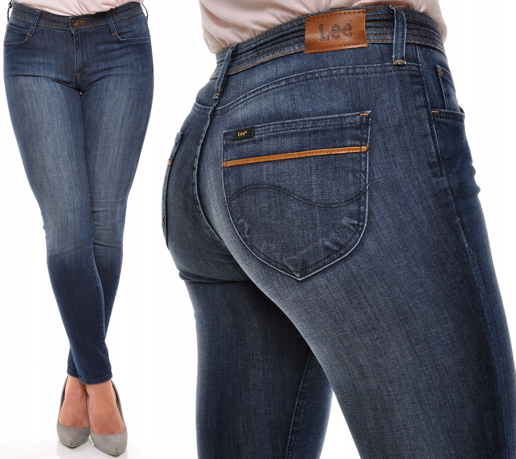 

Lee spodnie Skinny regular blue Scarlett _ W26 L31