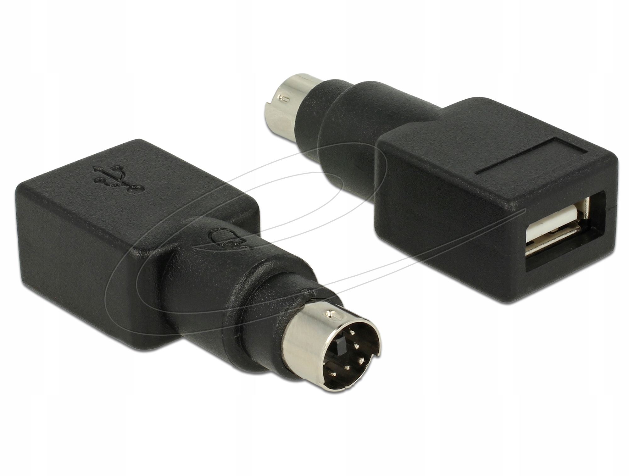 Adapter PS/2 męski na USB typu A żeński Delock 65898