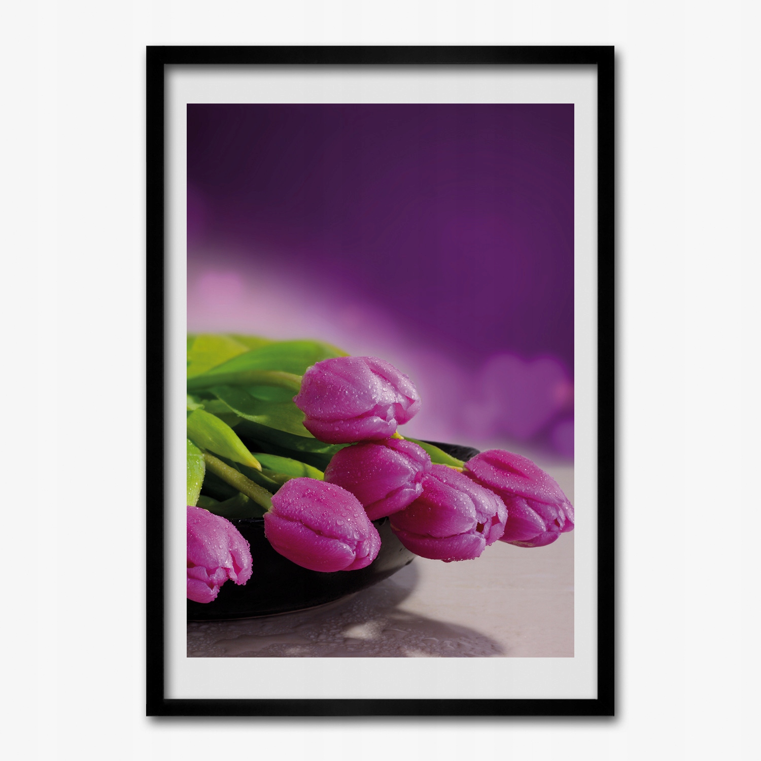 Obraz v ráme Mdf Tulipány kytica rosa 70x100 cm