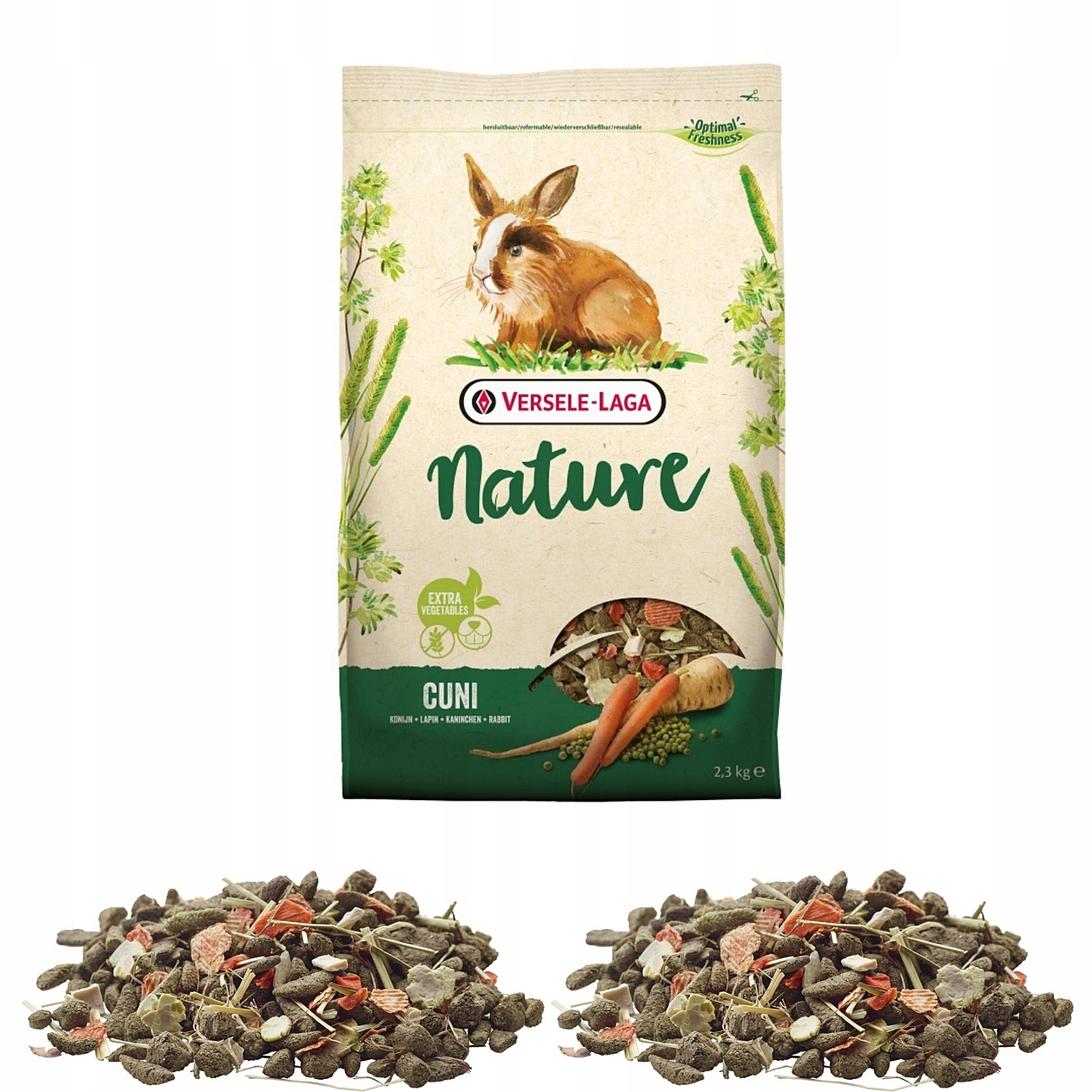 VERSELE-LAGA Cuni Nature 9kg + Timothy Hay 1kg